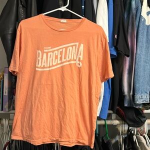 Barcelona Spain vacation travel shirt 2xl xxl